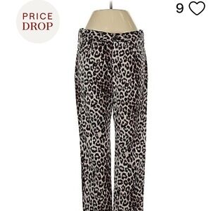 rag & bone Black and White Leopard Print Women's Jeans
